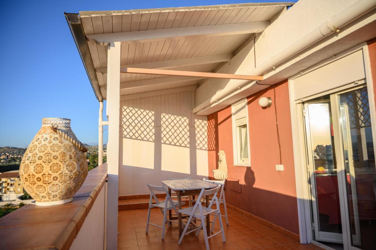 Apartamento Attico Panoramico Agrigento Exterior foto